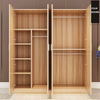 Suministro directo de fábrica, armario de madera moderno y sencillo, dos, tres y cuatro puertas, para muebles de dormitorio