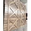 Nueva moda rústica puerta corrediza de Granero moderno de madera mueble con soporte para TV para sala de estar