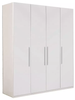 Armario Modular personalizado de Mdf para Hotel, armario de almacenamiento de dormitorio de lujo, muebles de madera, armario blanco moderno, diseños de armarios