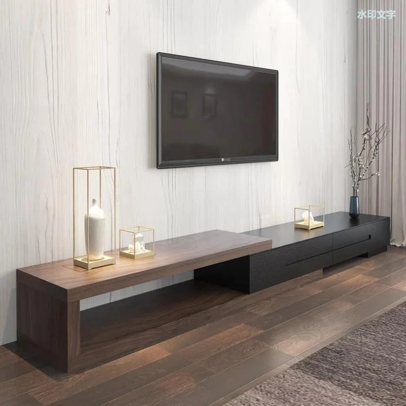 Gran oferta, nuevo diseño, mueble de pared de madera clásico simple, muebles para sala de estar, soporte para TV