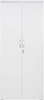Better Home Products Armario de dos puertas Harmony Wood en color blanco